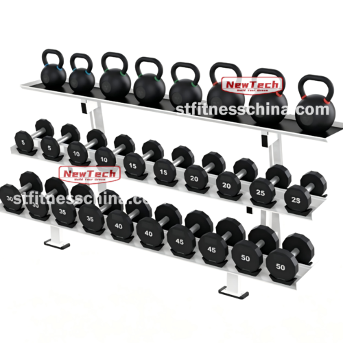 ST-HR 05 Dumbbell Rack - HR - newtechgymequipment.com