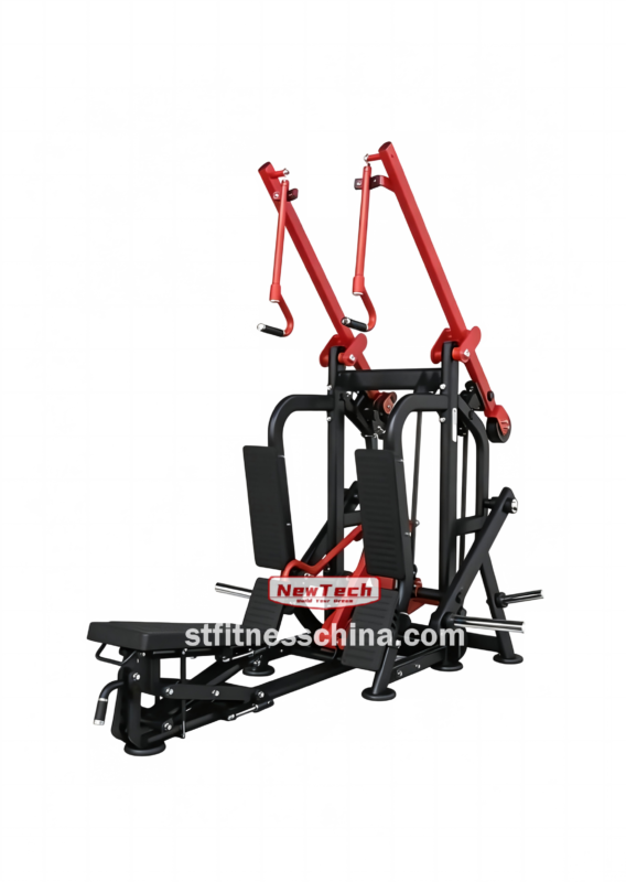 NT-WH 09 Lat Pulldown & Long Row Superset - WH - newtechgymequipment.com