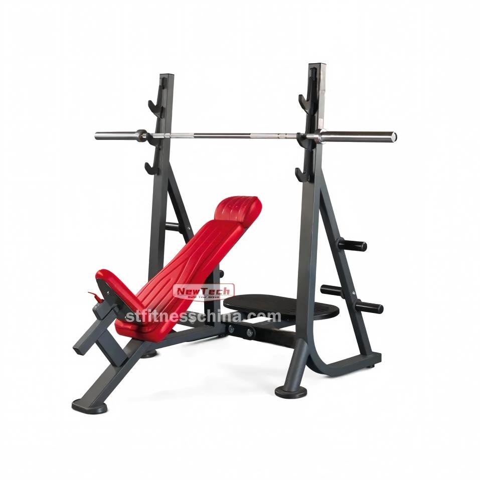 NT-PN 13 Olympic Inclined Bench - PN - newtechgymequipmen...