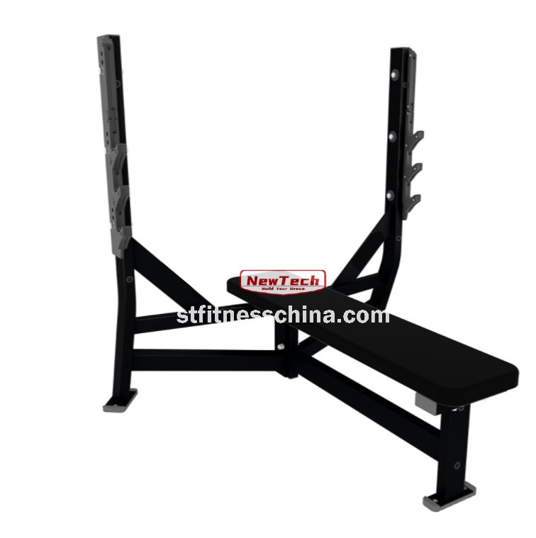 ST-HR 09 Olympic Flat Bench - HR - newtechgymequipment.com