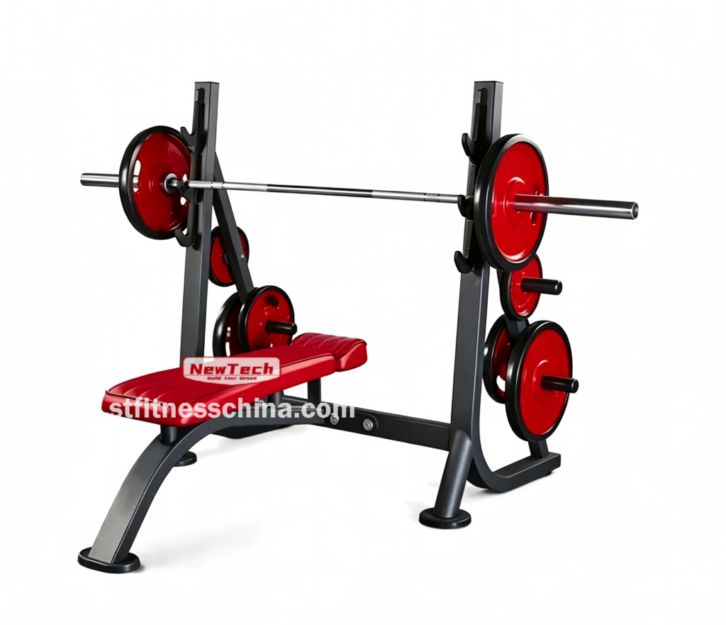 NT-PN 11 Olympic Flat Bench - PN - newtechgymequipment.com